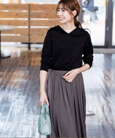 Tiaclasse 【洗える】パーカードッキングワンピース