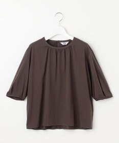 J.PRESS LADIES 【洗える】ブラウスライクジャージー カットソー