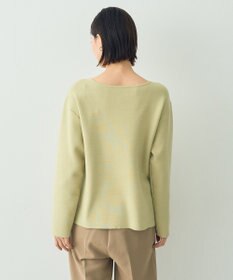 YECCA VECCA ミラノリブ金釦ニット