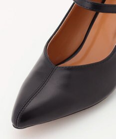 ICB パールバックル ポインテッドパンプス