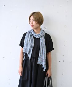 AND WOOL 〈上質な素材と手仕事から生まれた優しいニット〉シルクリネンのストール