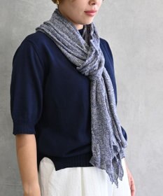 AND WOOL 〈上質な素材と手仕事から生まれた優しいニット〉シルクリネンのストール