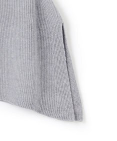 ICB 【洗える】ウールポリエステルニットケープ