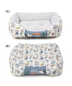 PET PARADISE スヌーピー サーフ柄 クール カドラーベッド（38×32cm）