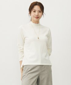 J.PRESS LADIES 【人気のため新色追加】PRINCE ハイネック ニット オフ系