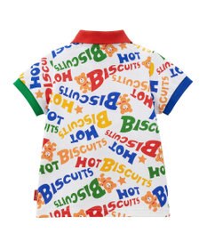 MIKI HOUSE HOT BISCUITS 【80-120cm】 カラフルロゴ ポロシャツ