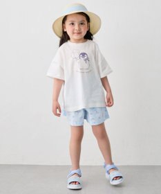 ANY KIDS 【綿100%/接触冷感】ひんやり オーバーサイズ アニマルTシャツ