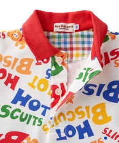 MIKI HOUSE HOT BISCUITS 【80-120cm】 カラフルロゴ ポロシャツ