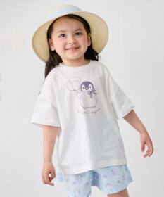 ANY KIDS 【綿100%/接触冷感】ひんやり オーバーサイズ アニマルTシャツ