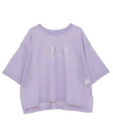 Green Parks アソートロゴ半袖シアーニットプルオーバー