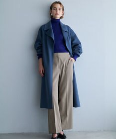 ICB 【洗える】 トリアセボディシェルピーチ ワイドパンツ