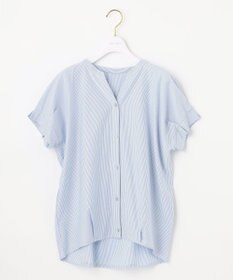 ANY SIS 【洗える】シルケットスキッパー ブラウス