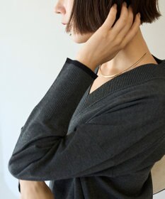 UNFILO 【野呂佳代さん着用】マイビューティニット Ｖネックワンピース