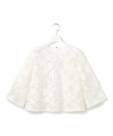 23区 【GOLD LABEL】フロッキーエンブロイダリー ブラウス