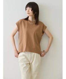 AMERICAN HOLIC 接触冷感フレンチスリーブカットプルオーバー