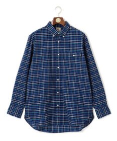 J.PRESS MEN 【KING SIZE】コットンネル タッタソールシャツ/B.D