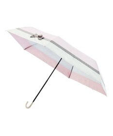 MOONBAT estaa 晴雨兼用 折りたたみ傘 グログランテープリボン 日傘 遮光 遮熱 UV