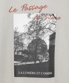 Green Parks アソートロゴ半袖シアーニットプルオーバー