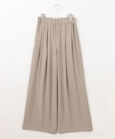 自由区 L 【ウエストゴム・洗える】エアリーツイルワイド パンツ