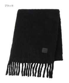 MOONBAT 【WEB限定】FURLA ウール混シャギー無地マフラー/幅40cm
