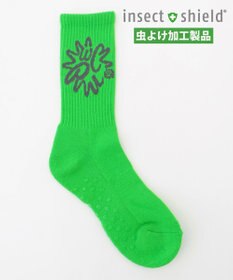 PW CIRCULUS 【虫よけ加工】【WOMEN】サークルロゴ　ミドルソックス  ゴルフ