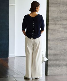 自由区 【WEB限定・洗える・XSサイズあり】ハイツイストコットンアセテートニットセットアップ ワンピース