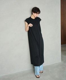 #Newans 【乾燥機可能/接触冷感】ヨークギャザーロングワンピース