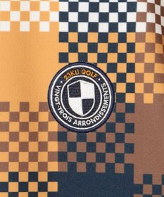 23区GOLF 【WOMEN】【吸水速乾・UVケア】 チェック柄プリント 長袖シャツ