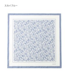 MOONBAT MACKINTOSH PHILOSOPHY(マッキントッシュ フィロソフィー）シルクスカーフ ボタニカル 68×68㎝ 日本製