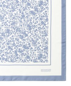 MOONBAT MACKINTOSH PHILOSOPHY(マッキントッシュ フィロソフィー）シルクスカーフ ボタニカル 68×68㎝ 日本製