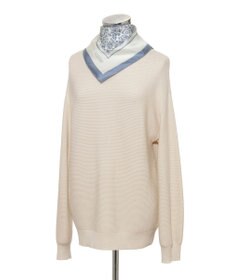 MOONBAT MACKINTOSH PHILOSOPHY(マッキントッシュ フィロソフィー）シルクスカーフ ボタニカル 68×68㎝ 日本製