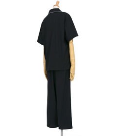 une nana cool 【綿100%】60/2 やわらか天竺 半袖開襟パジャマ MADE WITH LIBERTY FABRIC