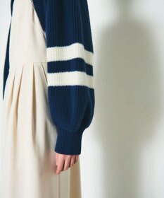 GRACE CONTINENTAL 畦ショートニットカーディガン