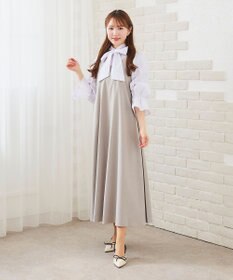 Feroux 【キレイ見えセットアップ対応】リボンタイ ブラウス