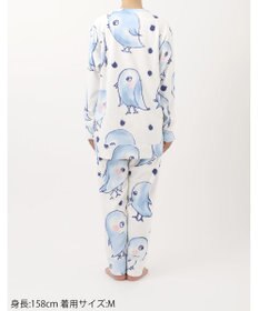 tsumori chisato SLEEP ツモリチサト パジャマ 長袖 長ズボン ルームウェア マイクロフリース素材 あたたかい 上下セット 冬 tsumori chisato SLEEP UDW441 /ワコール