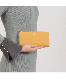 LANVIN en Bleu リュクサンブールカラー Lファスナー長財布