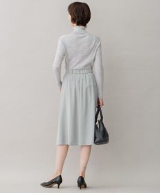 自由区 【XSサイズ～/洗える】ダブルフェイススーティング セミフレアスカート