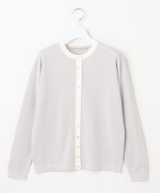 自由区 【XSサイズ～/洗える/セット可】シャインハイゲージ カーディガン