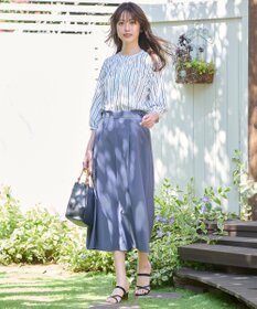 ANY SIS 【洗える】エアリーワイド クロップド パンツ