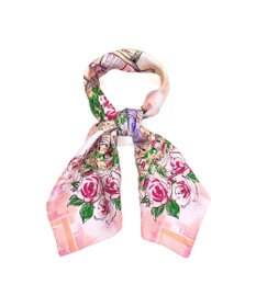 Marca ＜春の新色！＞【伝統横濱スカーフ】リゾートランド 大判 シルクツイル スカーフ