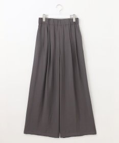 自由区 L 【ウエストゴム・洗える】エアリーツイルワイド パンツ