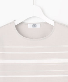 J.PRESS LADIES 【洗える】ポンチボーダー カットソー