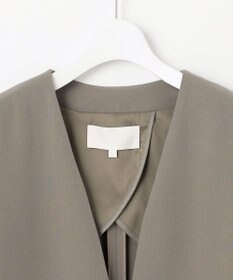 自由区 S 【セットアップ対応】トリアセダブルクロスノーカラー ジャケット