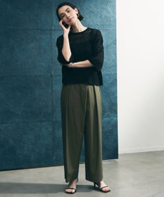 UNFILO L アシンメトリー ラップパンツ