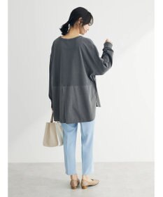 Green Parks ピグメントドッキングスリットデザインチュニック