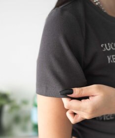 WEGO グラフィックサイドドロストリブちびT