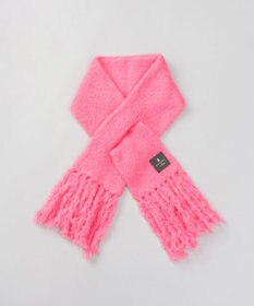 AURORA 【 LANVIN en Bleu （ランバン オン ブルー）】モコモコ差込みマフラー(WASH)