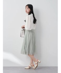 earth music&ecology すきな丈プリーツスカート