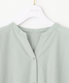 ANY SIS 【洗える】シルケットスキッパー ブラウス