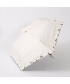 UNBILLION カシュネ cachenez / 【晴雨兼用】【日傘】 【UV カット率99.999.9％以上】PUプチフラワー刺繍ミニ折りたたみ傘